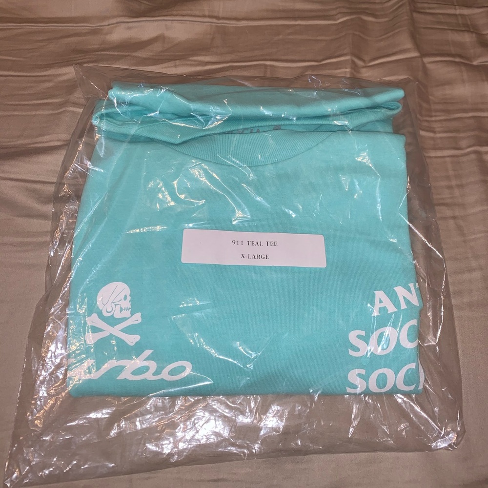 Anti Social Social Club ASSC 911 Teal Tee